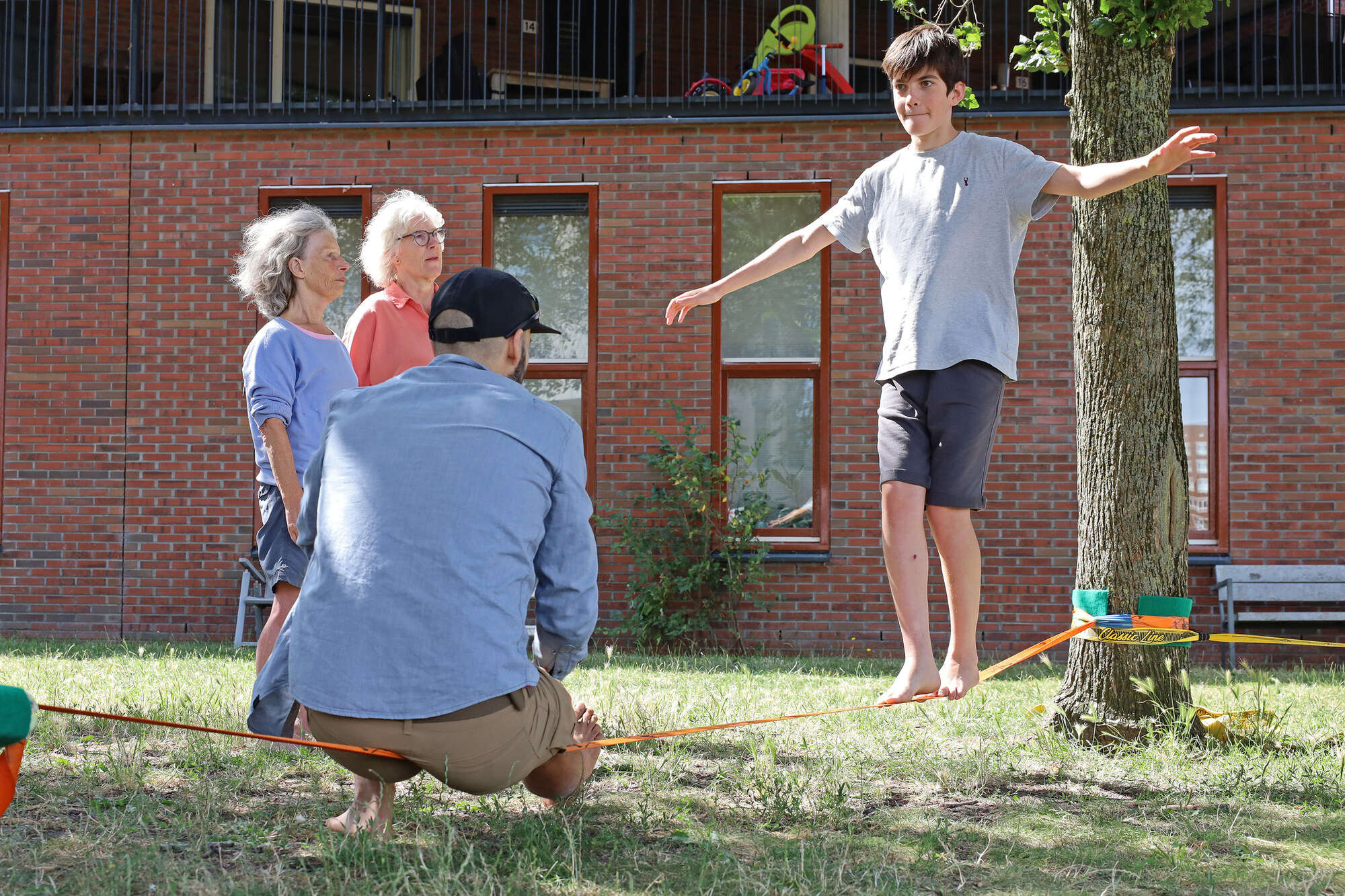 Slackline instructor